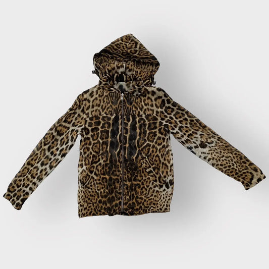 Saint Laurent Paris - Tom Ford × Yves Saint Laurent  SS02 Sheer Mesh Zip Hoodie Jacket