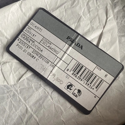 Prada - Triangle Logo Pouch Gloves
