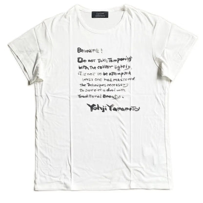 Yohji Yamamoto - SS22 Slogan Print T Shirt