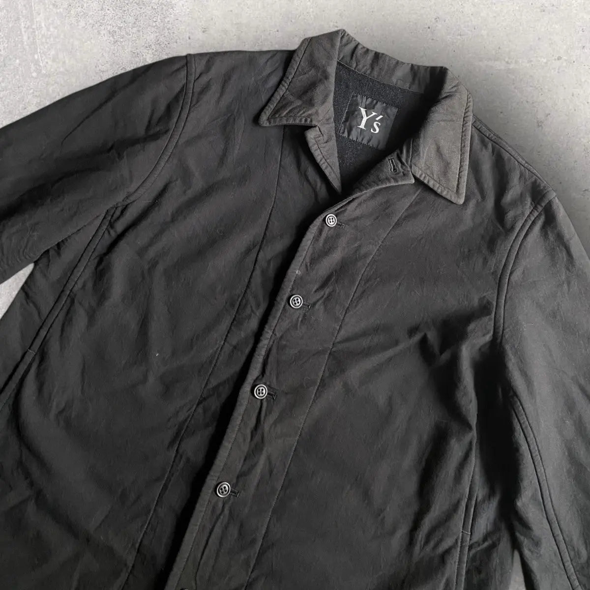 Yohji Yamamoto - Y’s Wool Lined Open Collar Jacket