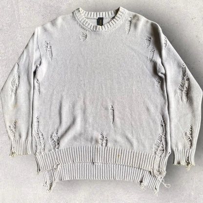 Maison MIHARA YASUHIRO - Distressed Grunge Wool Oversized Sweater