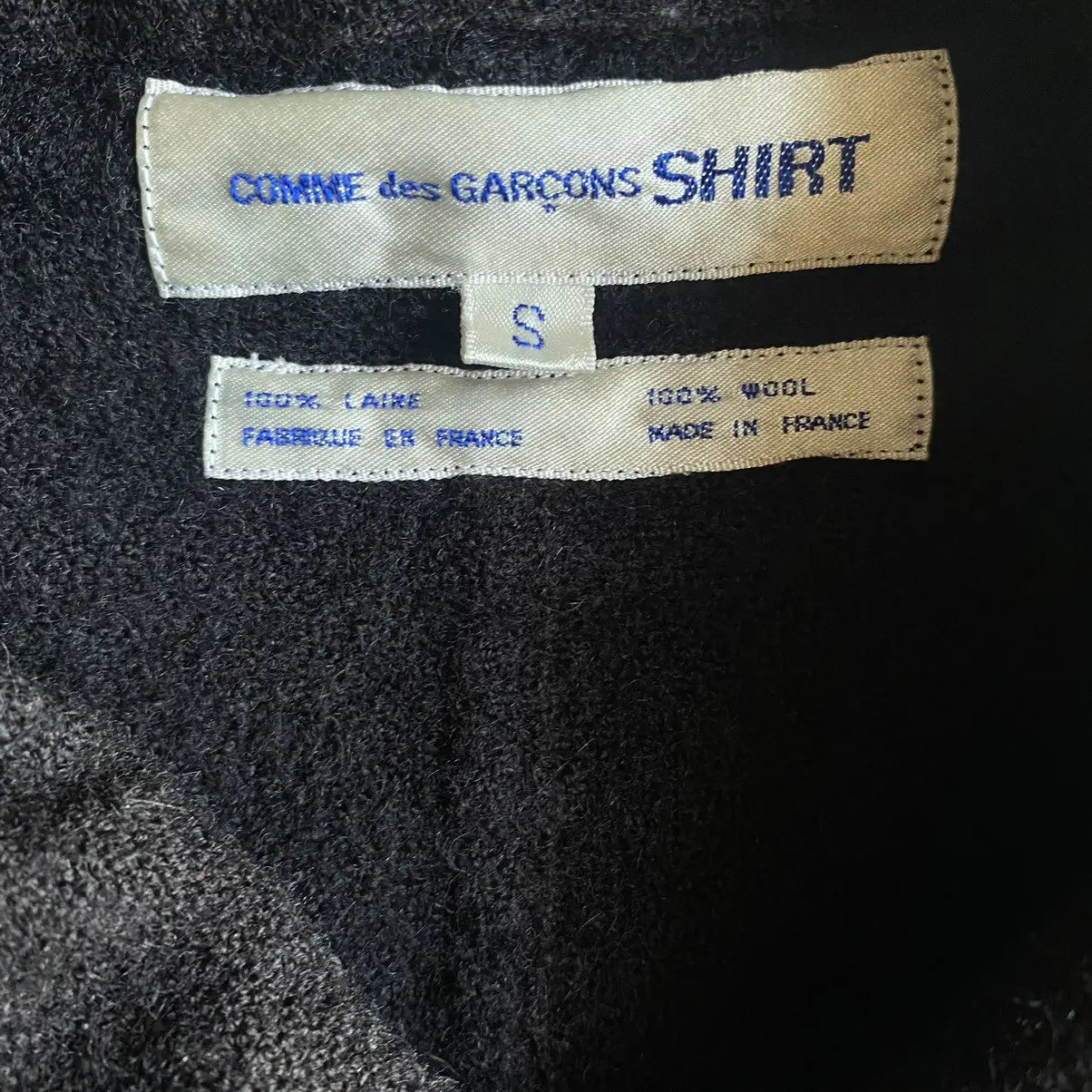 Comme des Garcons - Black Wool Patchwork Blazer