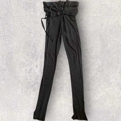 Ann Demeulemeester - Ribbed Bondage Sweatpants