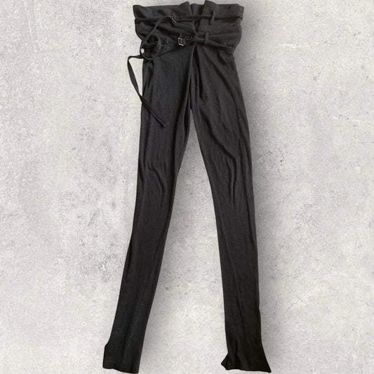 Ann Demeulemeester - Ribbed Bondage Sweatpants