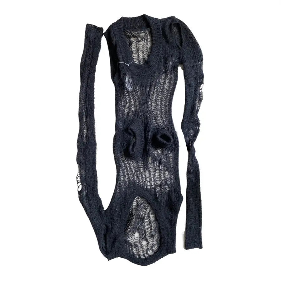 Rick Owens : SS20 “Fogachine” Mohair Spider Web Banana