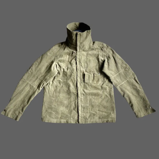 Number (N)ine : Vintage 1998 Brown Corduroy High Collar Neck Jacket