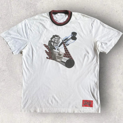 Prada - SS17 Collage Print 2 x 4 T Shirt