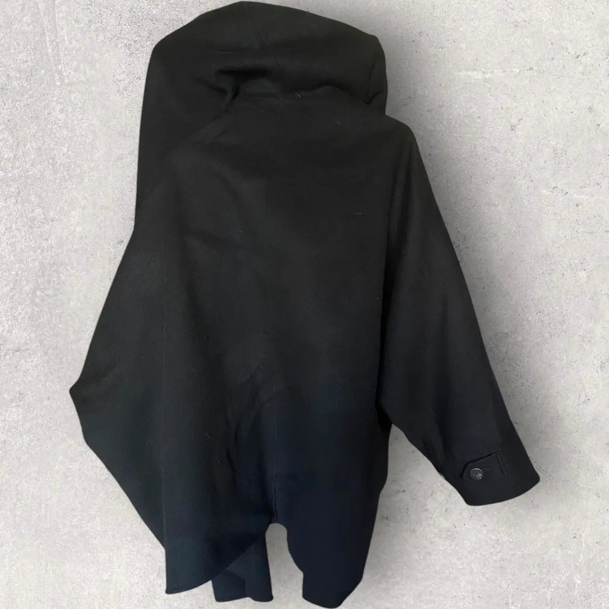Issey Miyake - Vintage Issey Miyake Asymmetric Oversized Wool Wind coat