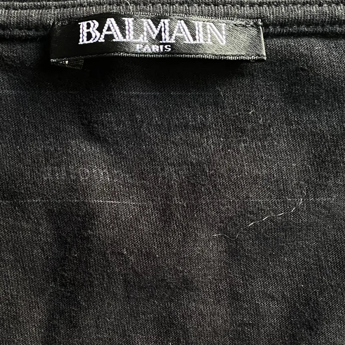 Balmain - AW16 Gold Foil Logo Slim Fit T Shirt
