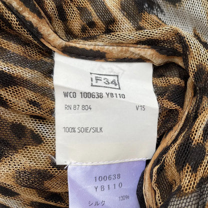 Saint Laurent Paris - Tom Ford × Yves Saint Laurent  SS02 Sheer Mesh Zip Hoodie Jacket