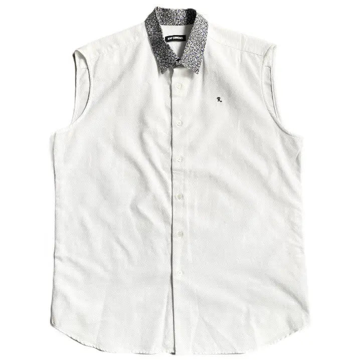 Raf Simons - SS13 Floral Collar Oversize Sleeveless Shirt