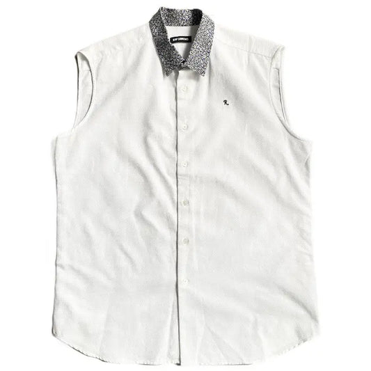 Raf Simons - SS13 Floral Collar Oversize Sleeveless Shirt