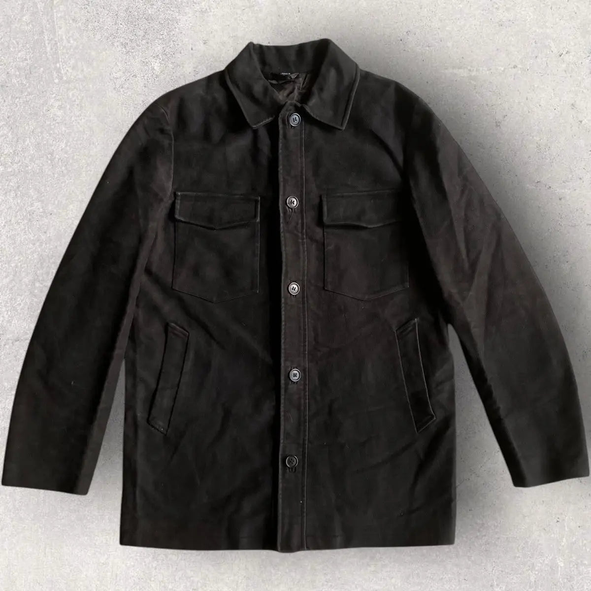 Helmut Lang - Archive Fall 2004 Moleskin Coat