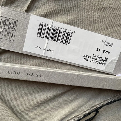 Rick Owens - Lido SS 2024 Basic Rib Tank