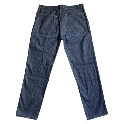 Comme des Garcons - CDG Shirts Line Rainbow Stitched Blue Raw Pants