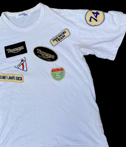 Junya Watanabe - Triumph patches T shirt
