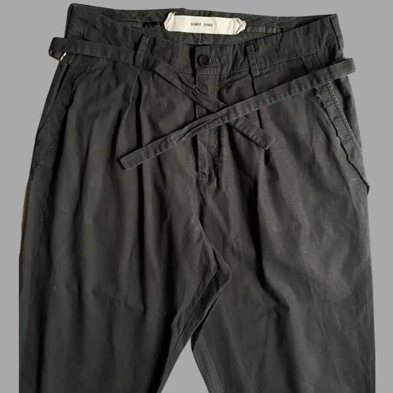 Damir Doma - Black Gabardine Picasso Pants