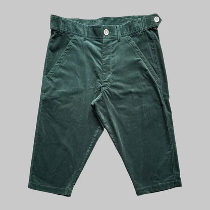 Comme des Garcons  Fall 2019 Green Corduroy Oversize Cropped Pants  Men's US 32 / EU 48•Gently Used