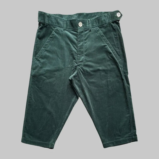 Comme des Garcons  Fall 2019 Green Corduroy Oversize Cropped Pants  Men's US 32 / EU 48•Gently Used