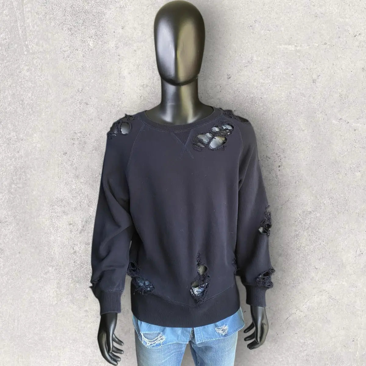 Maison MIHARA YASUHIRO - Miharayasuhiro Destroyed Layer Hem Sweater