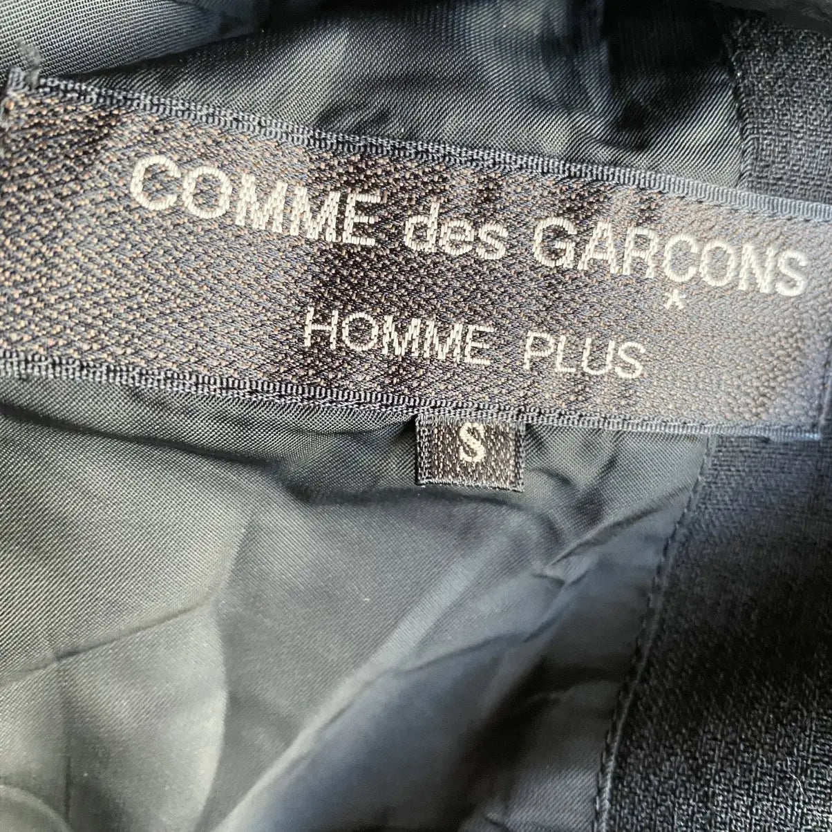 Comme des Garcons - Vintage 1989 Black Plaid Wool Oversized Blazer Jacket