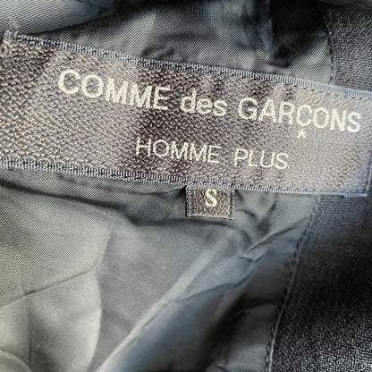 Comme des Garcons - Vintage 1989 Black Plaid Wool Oversized Blazer Jacket