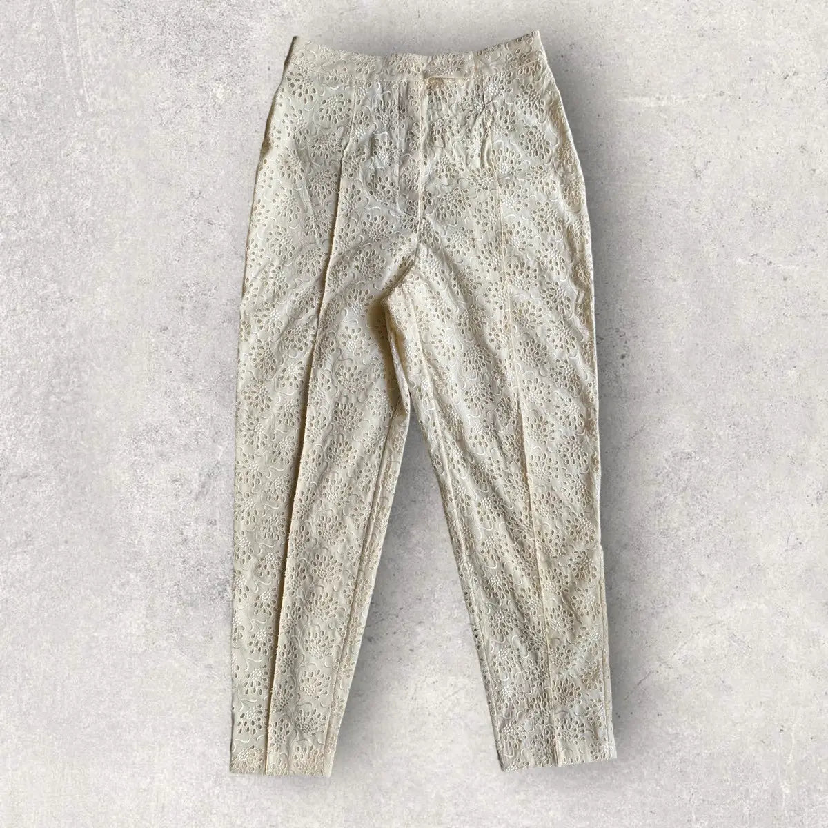 John Galliano - Vintage 1996 Lace Perforate Pants