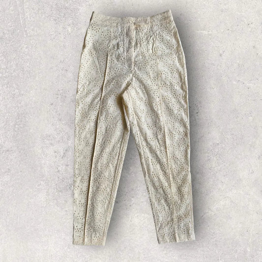John Galliano - Vintage 1996 Lace Perforate Pants