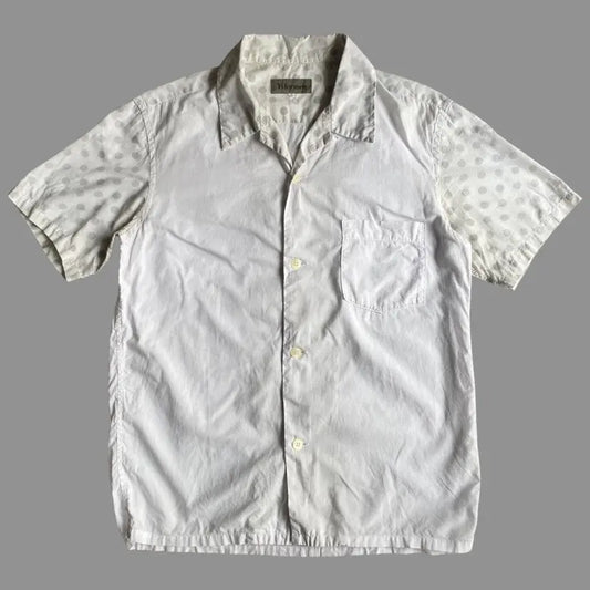 Yohji Yamamoto - Y’s for men polka dot open collar shirt