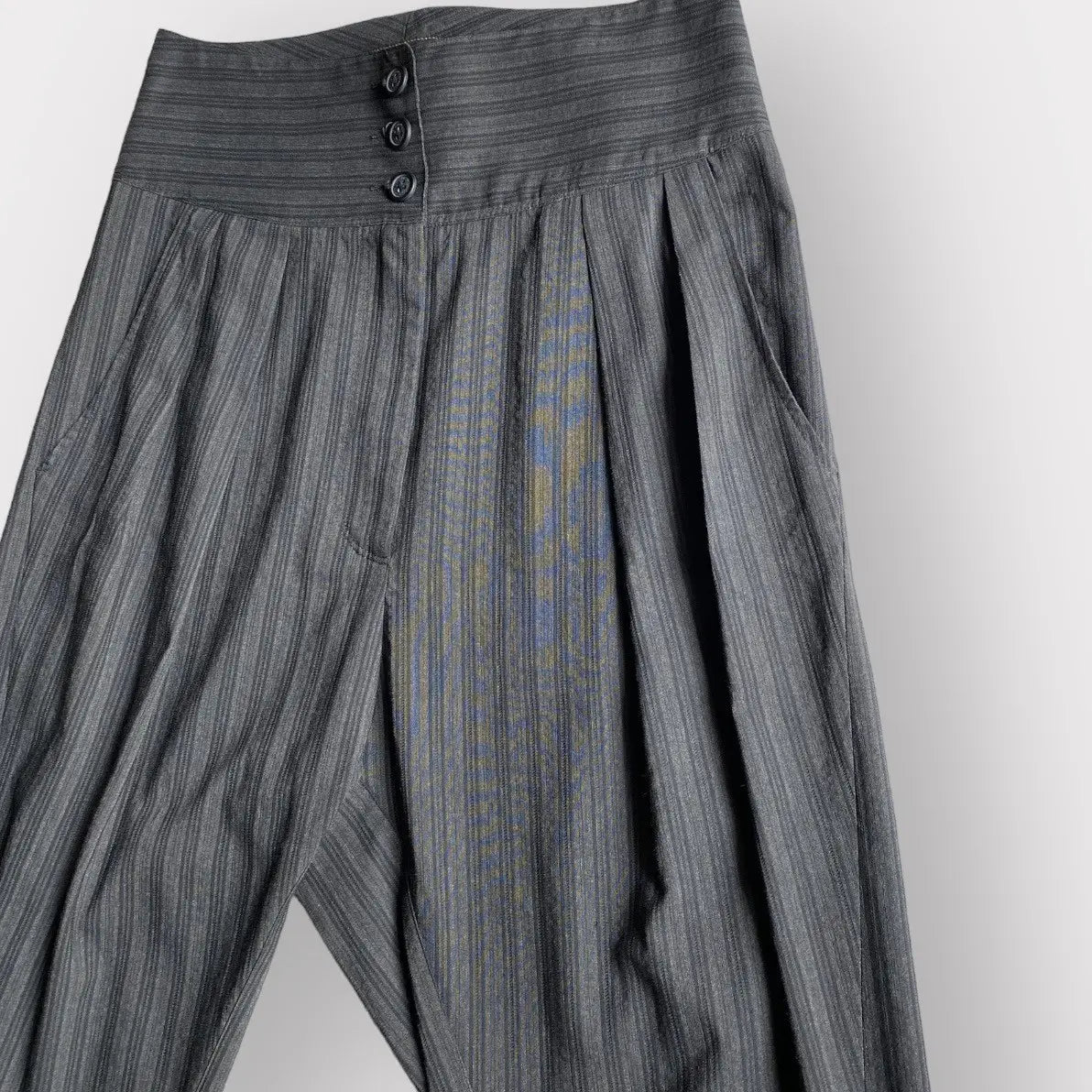 Vivienne Westwood - Anglomania Grey Stripe Trousers
