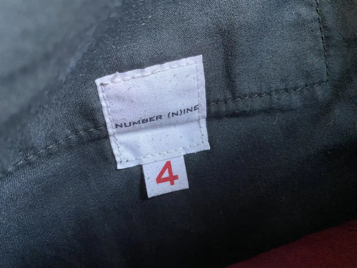 Number (N)ine : Vintage 1999 Blk/Red Jeans