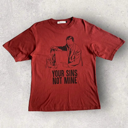 Undercover - Your sins not mine t shirt