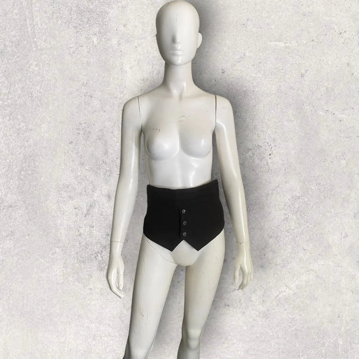 Yohji Yamamoto - Half Lower Vest With Back Strap Belt