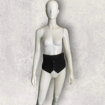 Yohji Yamamoto - Half Lower Vest With Back Strap Belt