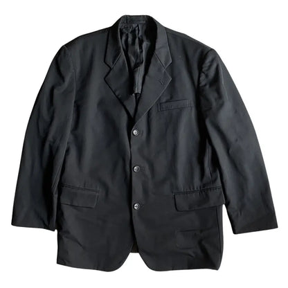 Comme des Garcons - Vintage 1996 Clear Vinyl Back Hem Blazer