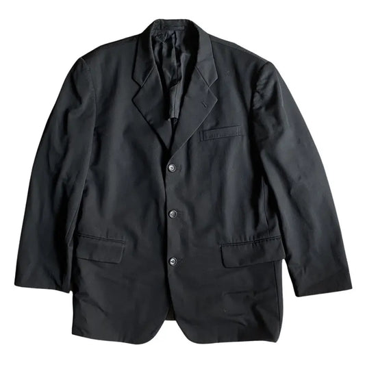 Comme des Garcons - Vintage 1996 Clear Vinyl Back Hem Blazer