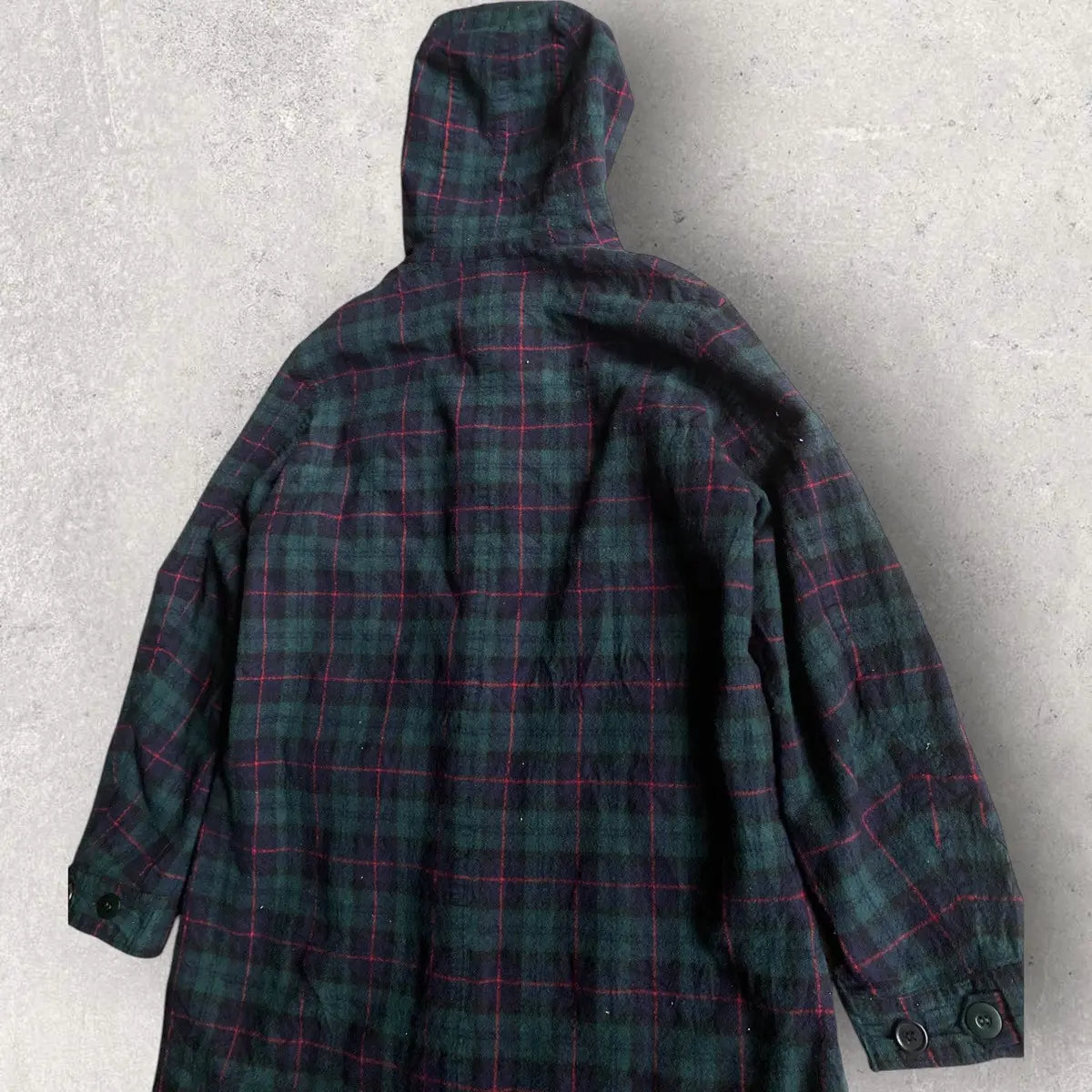 Undercover : FW14 Wool Green Tartan Parkas