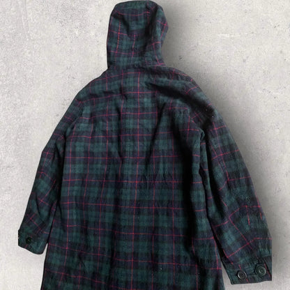 Undercover : FW14 Wool Green Tartan Parkas
