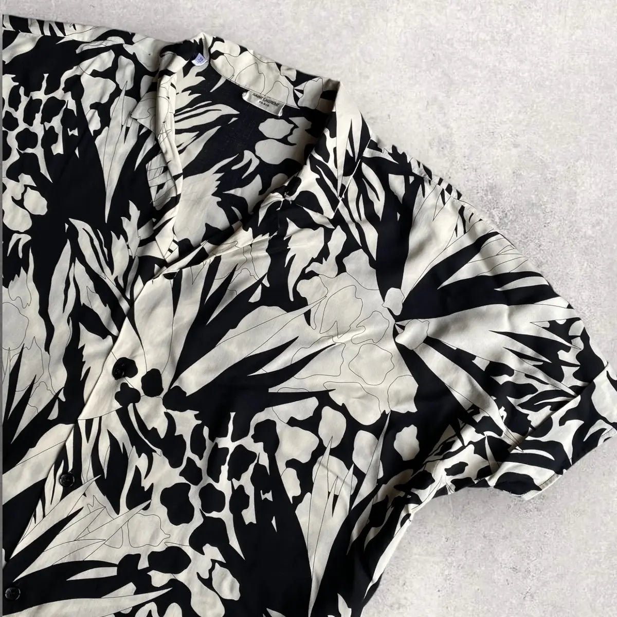 Saint Laurent Paris - Jungle Shark Collar Shirt