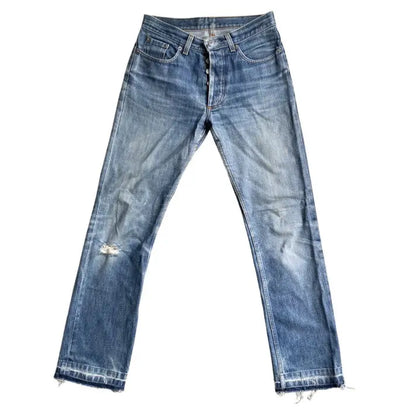 Helmut Lang - Archive 1999 Classic Faded Raw Denim Italian Cut