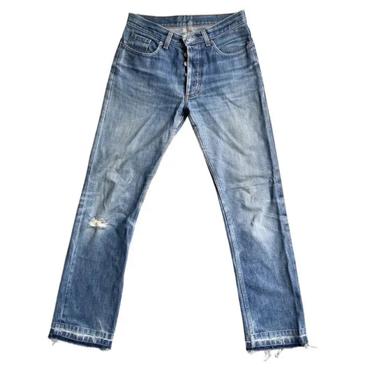 Helmut Lang - Archive 1999 Classic Faded Raw Denim Italian Cut