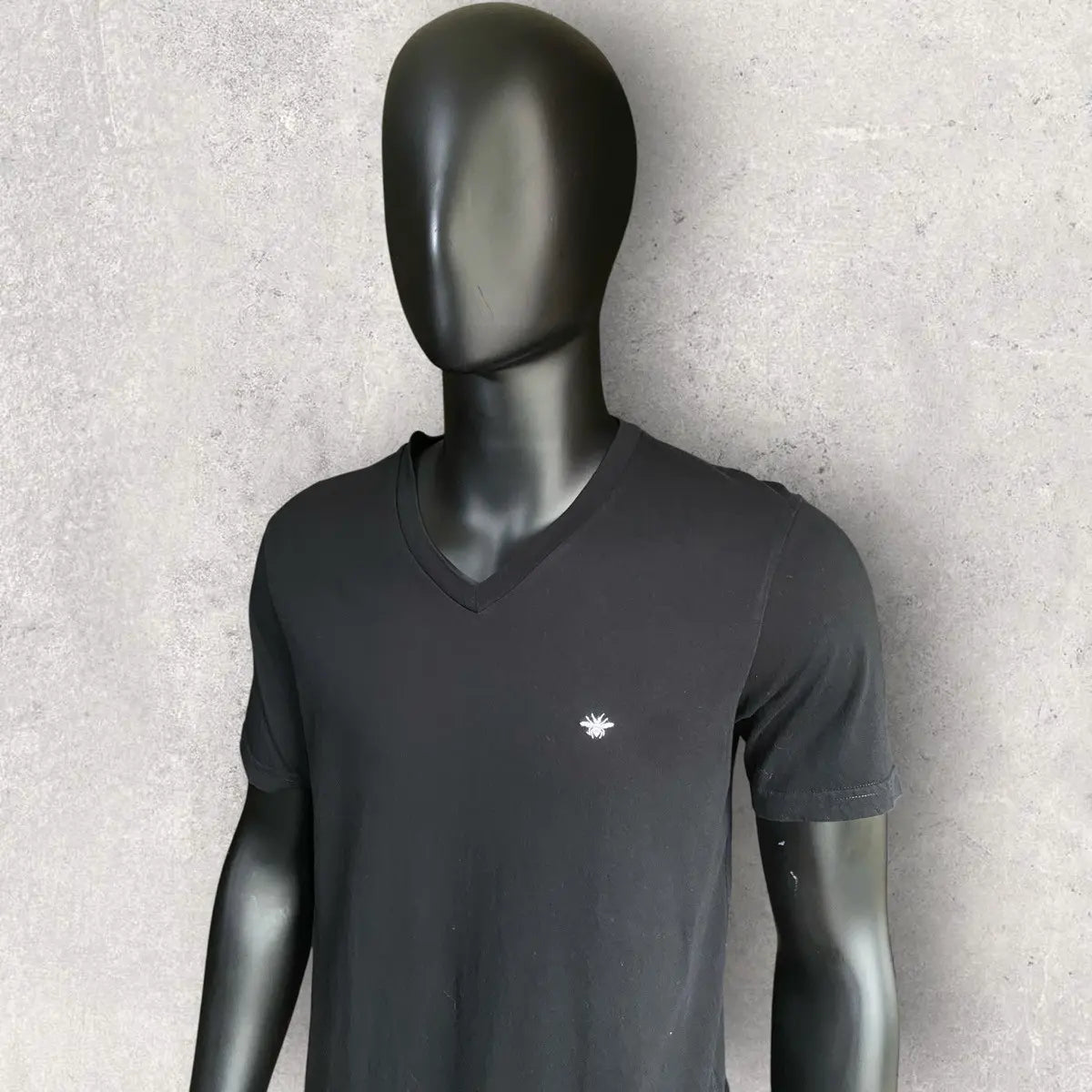Dior Homme - Bee Embroidered V Neck Tee