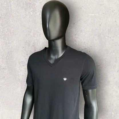 Dior Homme - Bee Embroidered V Neck Tee