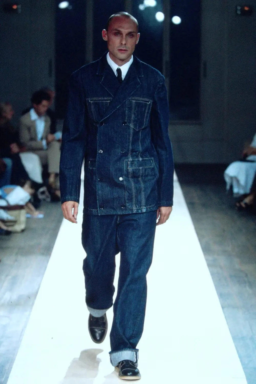Yohji Yamamoto : SS02 Runway Double Breath Spotted Horse Collab