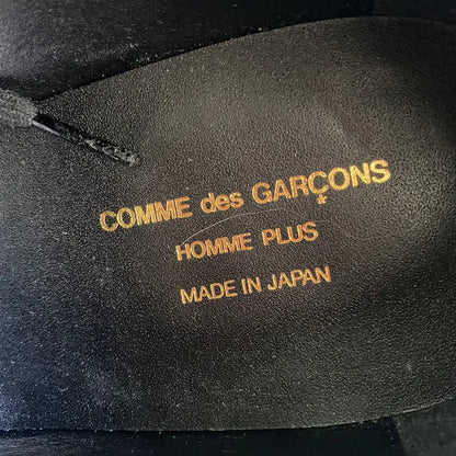 Comme des Garcons Homme Plus : Fall 16 Runway Silver Armor Shoes
