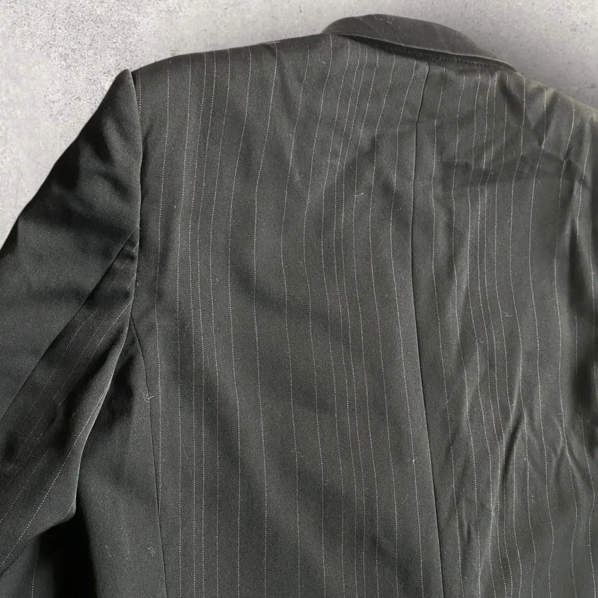 Number (N)ine : Wool Red Pinstriped back And Sleeves Blazer