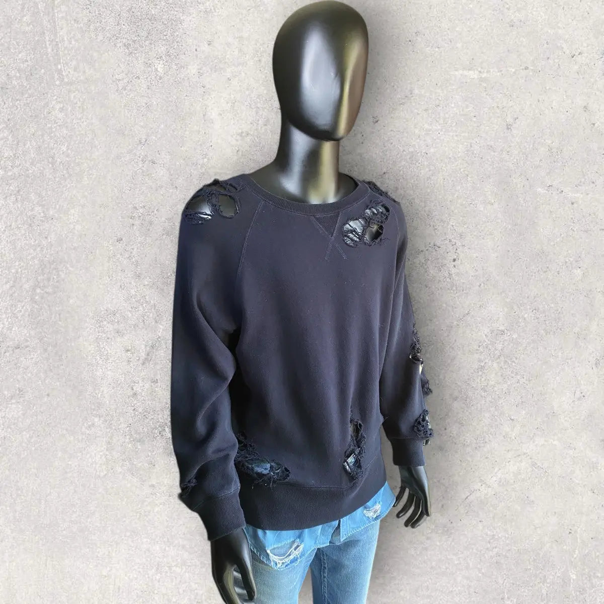 Maison MIHARA YASUHIRO - Miharayasuhiro Destroyed Layer Hem Sweater
