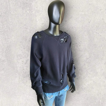 Maison MIHARA YASUHIRO - Miharayasuhiro Destroyed Layer Hem Sweater