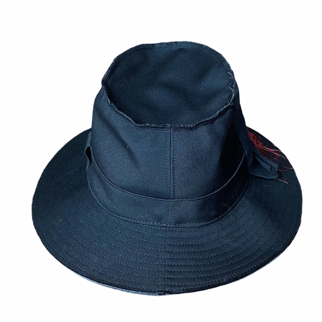 Yohji Yamamoto : SS21 Runway Patch And Stitch Wool Gabardine Hat