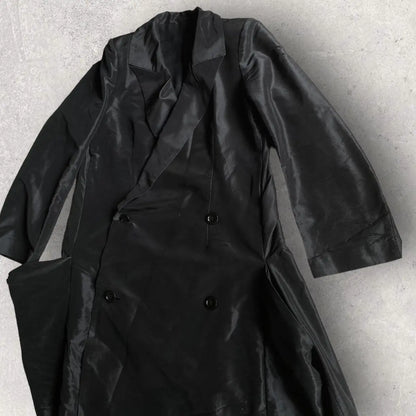 Yohji Yamamoto - SS01 Silk Blend Drape Coat